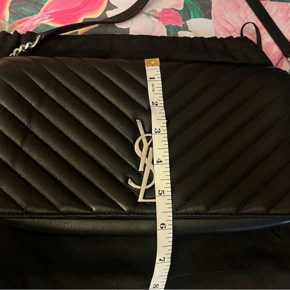 Yves Saint Laurent Black Quilted Clutch - Picture 17 of 17